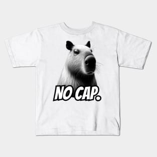 No Cap capybara Kids T-Shirt